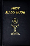 FIRST MASS BOOK Black HARDCOVER Gold CHALICE/HOST