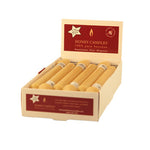 100% BEESWAX CANDLE 9" x 3/4'' Self-Fitting End Natural
