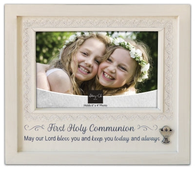 First Holy Communion White Frame 6''x4''