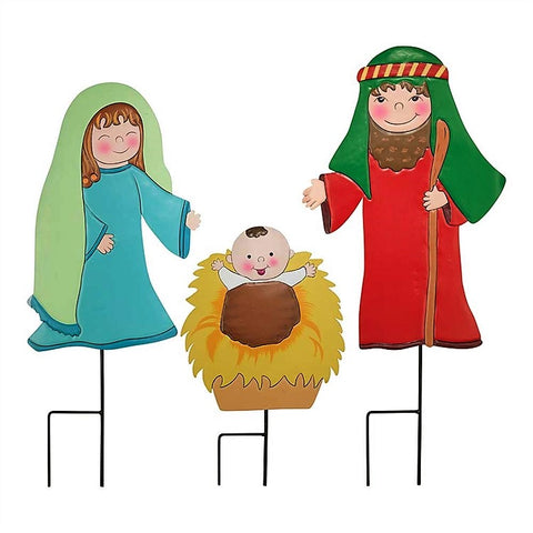Outdoor Holy Family Signs
