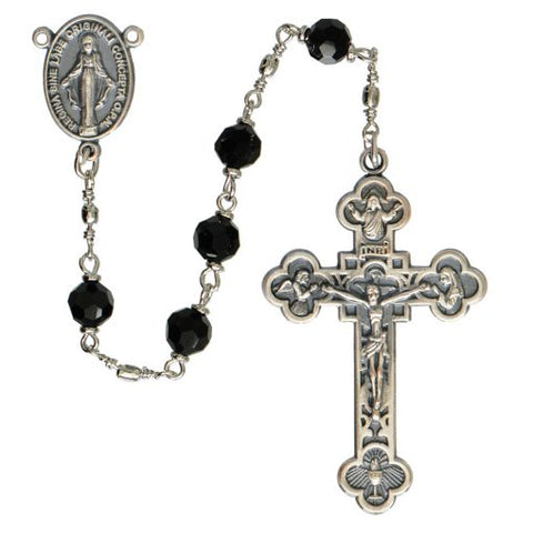 Genuine Black Onyx Rosary (6mm)