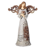 Tree of Life Angel with Heart 9"