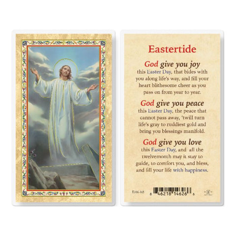 Eastertide Holy Card