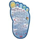 Footprints for Children Plaque