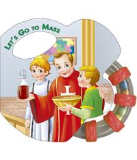 BOARD BOOK LET'S GO TO MASS (St. Joseph Rattle Book)