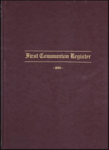 Register First Communion (500 entries)