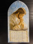 Lord's Prayer Plaque English