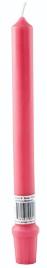 100% BEESWAX CANDLE Advent Taper -  9'' x 3/4'' - Pink