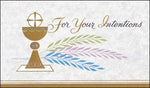 INTENTION For Your Intentions Mass Card