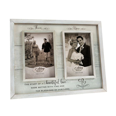 Then and Now Wedding Frame